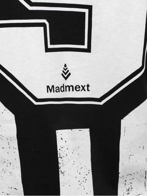 Čierne pánske pásikované tričko MADMEXT 1290