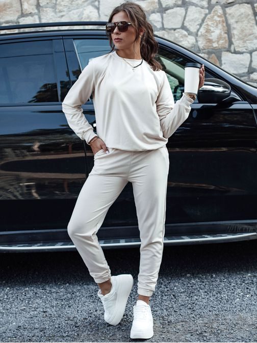 Dámska tepláková súprava béžová MILIAN