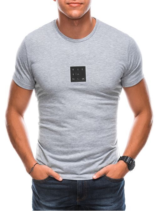 Trendové tričko v šedej farbe S1730