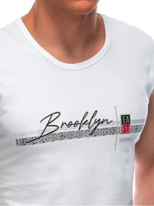 Biele tielko s nápisom S1969