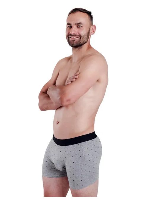 Trendy sivé bodkované boxerky Skim