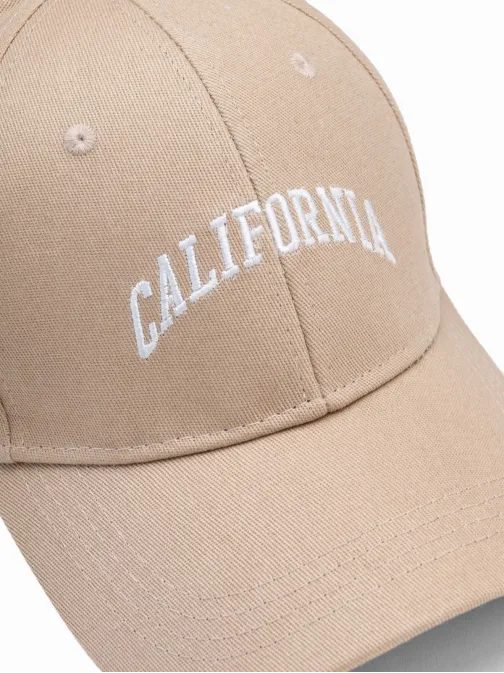 Pánska béžová šiltovka CALIFORNIA H174