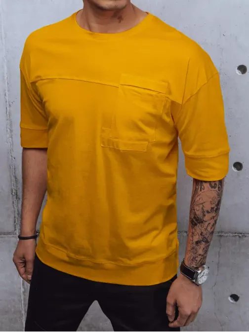 Žlté tričko v trendovom prevedení