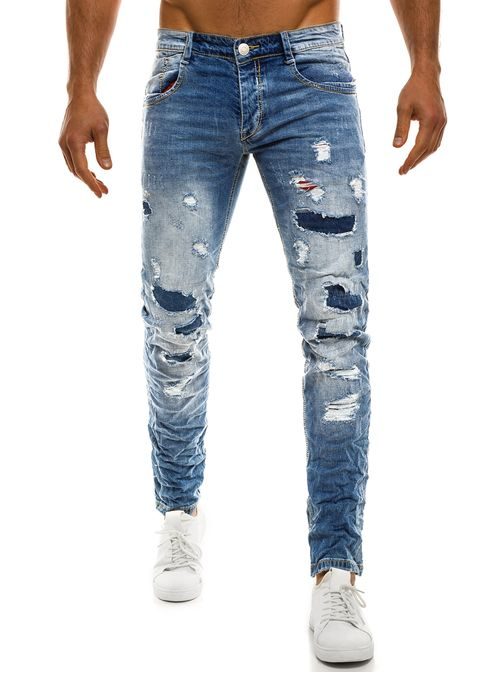 Potrhané pánske džínsové nohavice Y-TWO 2712