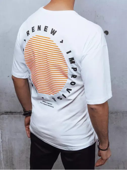 Biele tričko v originálnom prevedení