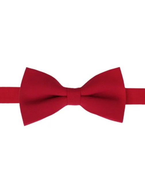 Nádherný červený vlnený pánsky motýlik