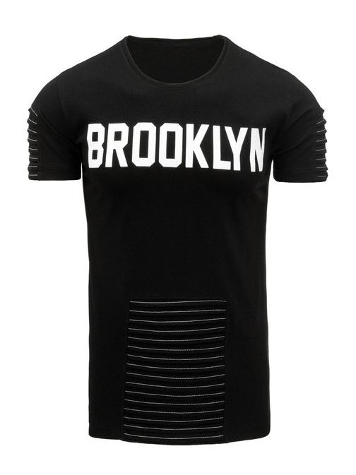 Čierne tričko BROOKLYN