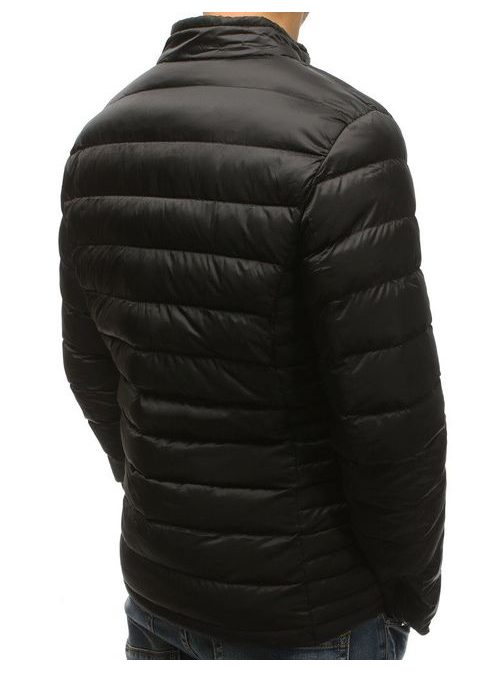 Originálna čierna prešívaná zimná bunda