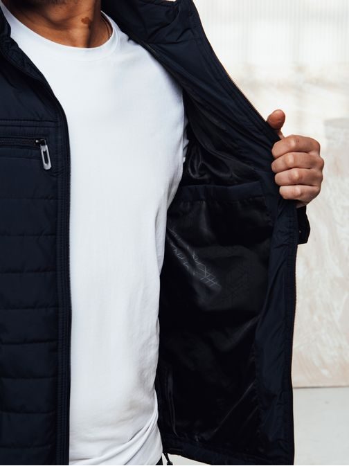 Prechodná módna granátová bunda s kapucňou