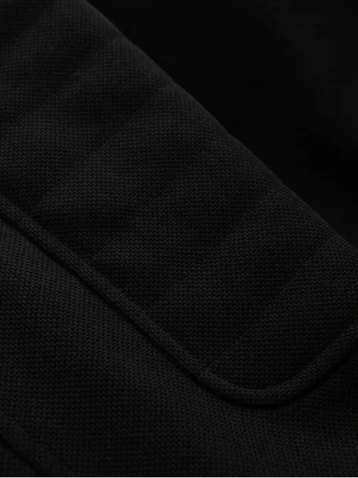 Trendy čierna motorkárska bunda V2 JALP-0157