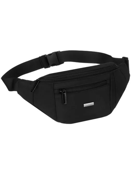 Športová pánska ľadvinka v čiernej farbe