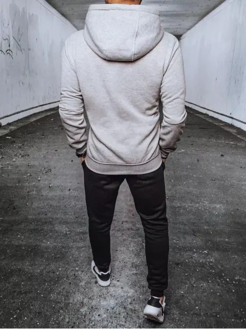 Štýlová šedo-čierna tepláková súprava Star