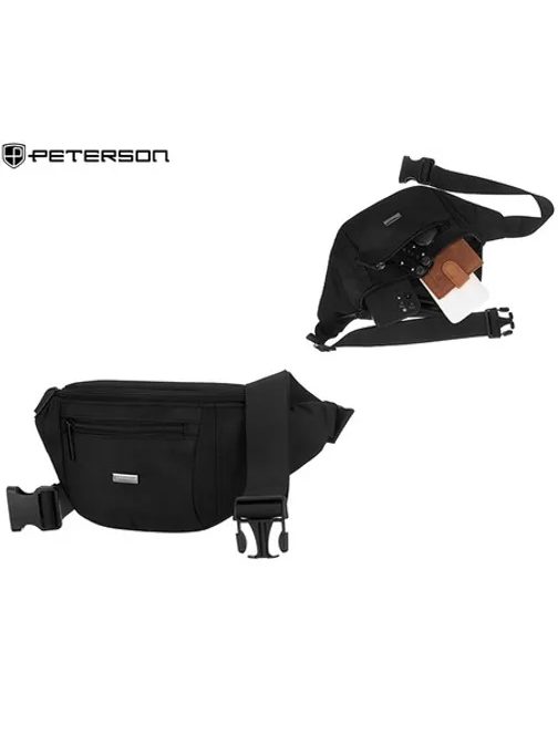 Športová pánska ľadvinka v čiernej farbe