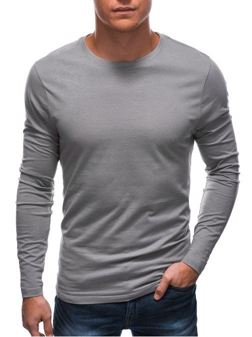 Šedé bavlnené tričko L148