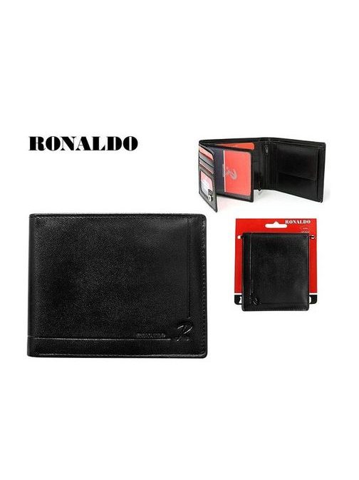 Čierna elegantná peňaženka RONALDO