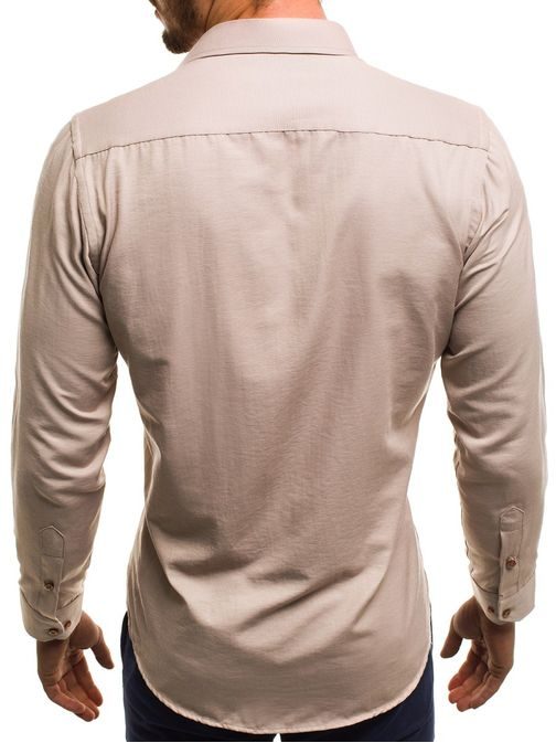 Béžová košeľa CSS 001