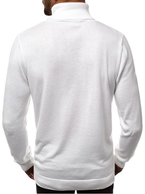 Biely jedinečný sveter B/95008