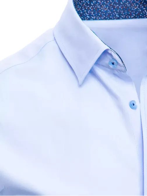 Elegantná košeľa v blankytne modrej farbe