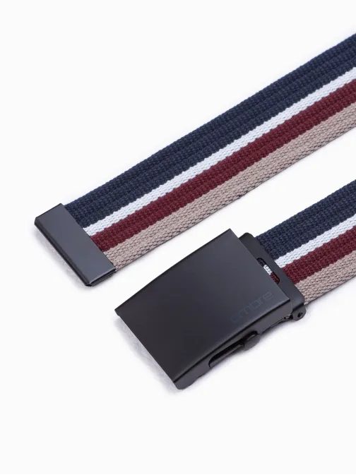 Látkový trendy granátový opasok A649