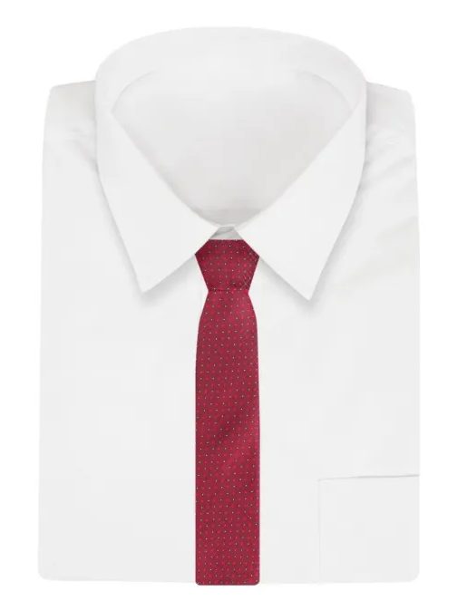 Červená kravata so vzorom Angelo di Monti