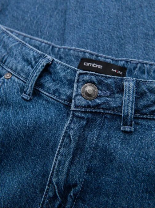 Pánske klasické tmavo modré rifle V2 PADP-0225