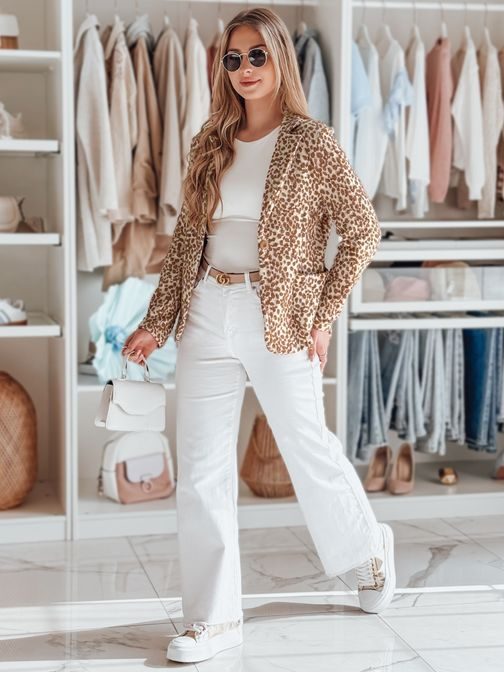 Béžové dámske sako MARABELL