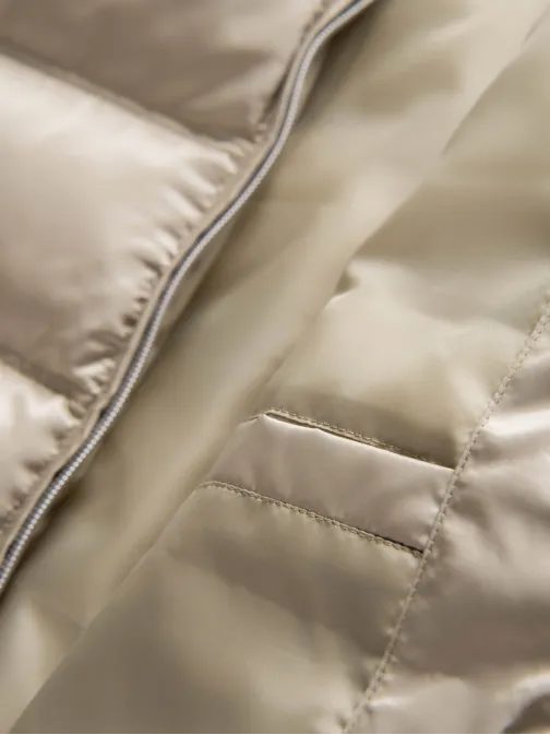 Atraktívna šedá bomber bunda V5 JALP-0218