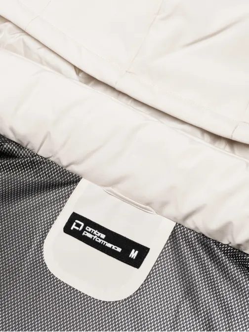 Trendy krémová pánska bunda na zimu V2 JALJ-0152