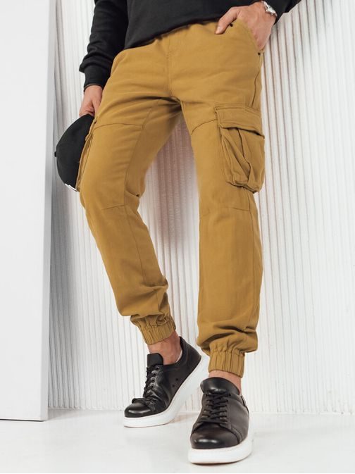Béžové pánske jogger kapsáče