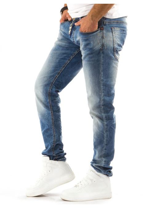 Džínsové pánske nohavice trendy dizajnu