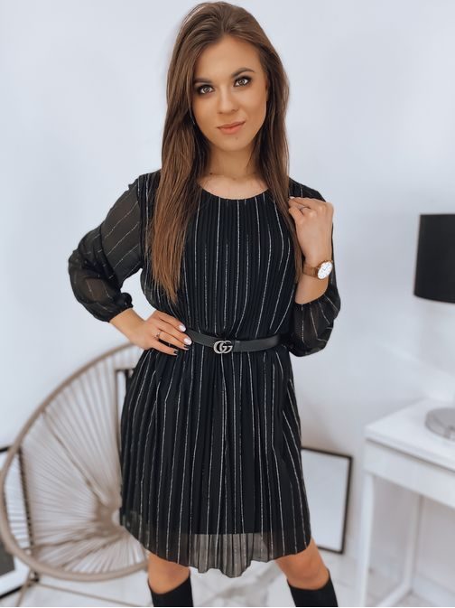 Elegantné šaty Marina v čiernej farbe