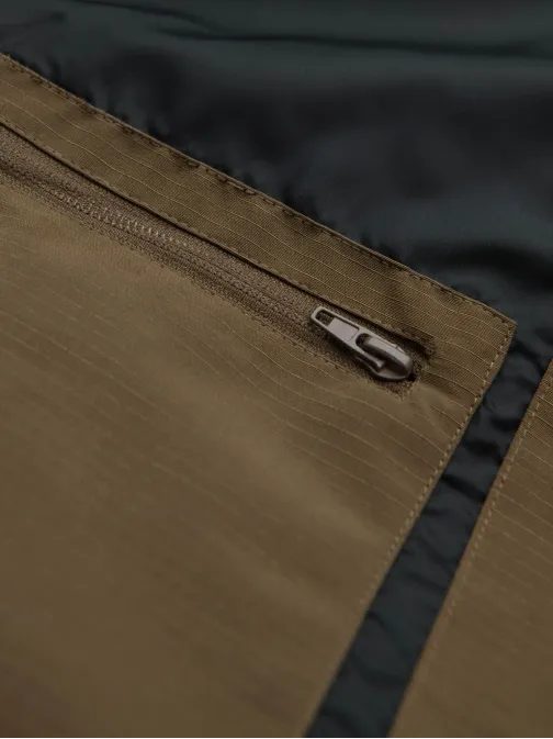 Základná hnedá prechodná športová bunda V2 JANP-0191