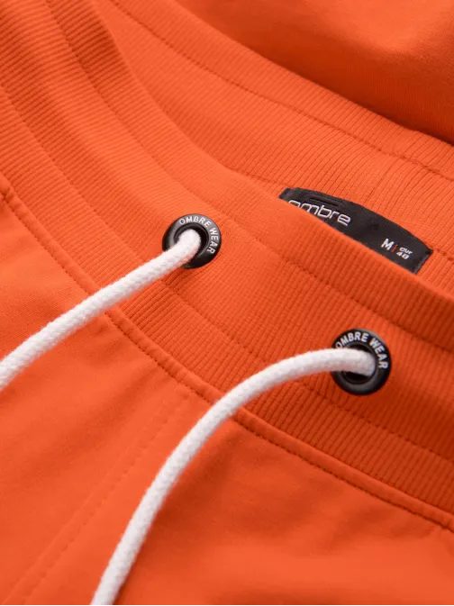 Oranžové teplákové kraťasy V5 SRSK-0105