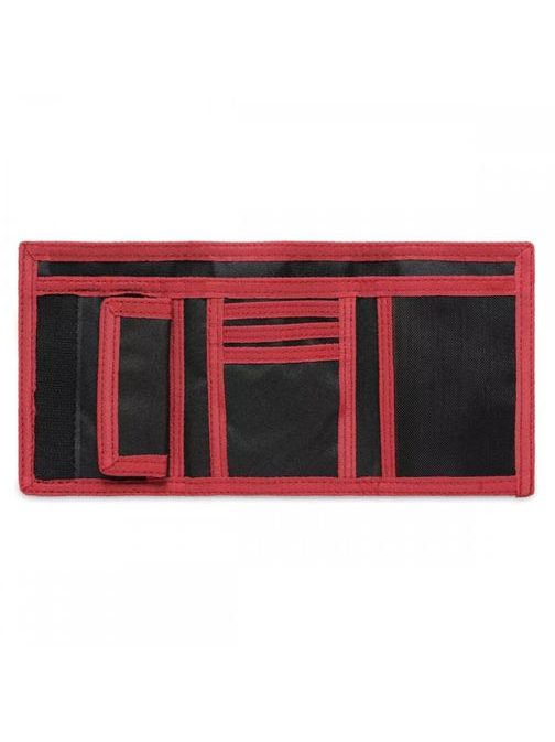 Čierno-červená trendy peňaženka Vans Slipped