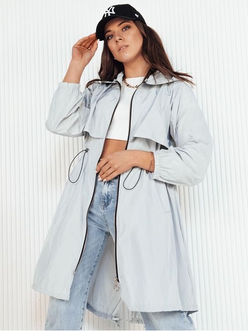 Trendy dámska šedá parka Wolina