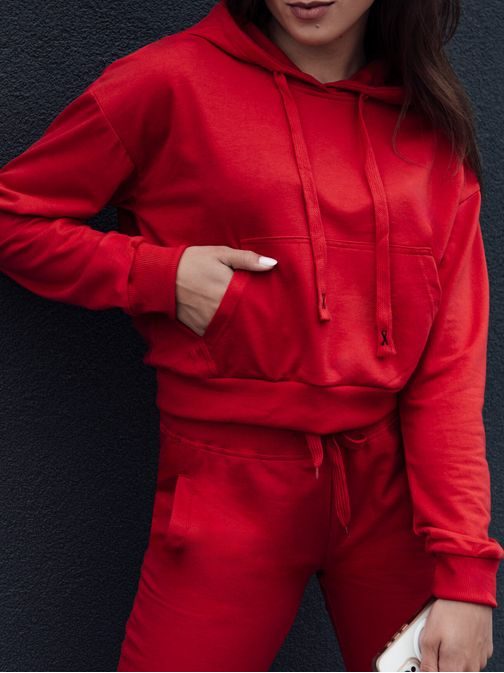 Trendy dámska červená mikina Trendhood