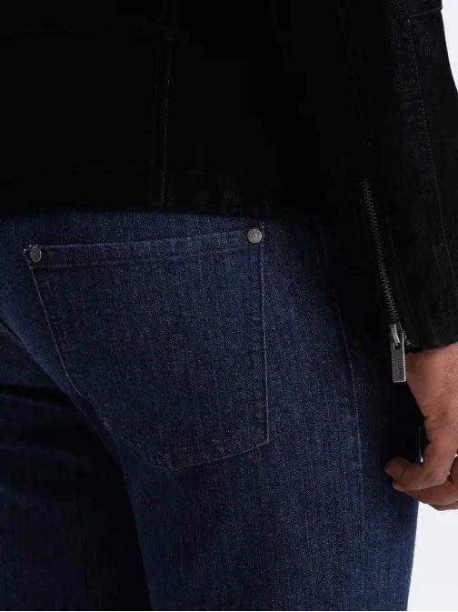 Módne indigo pánske rifle V1 PADP-0152