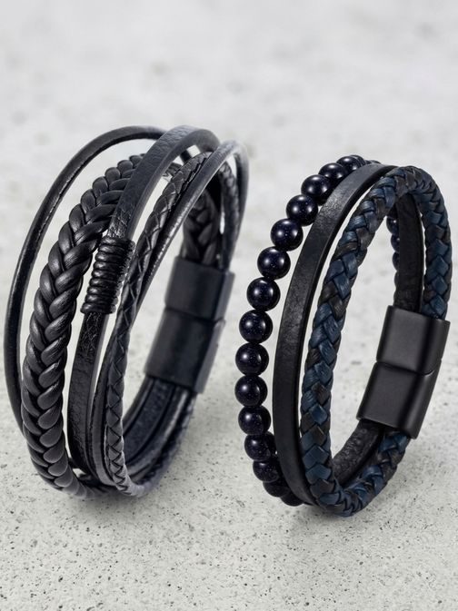 Elegáns, 2 darabos kombinált karkötő-szett