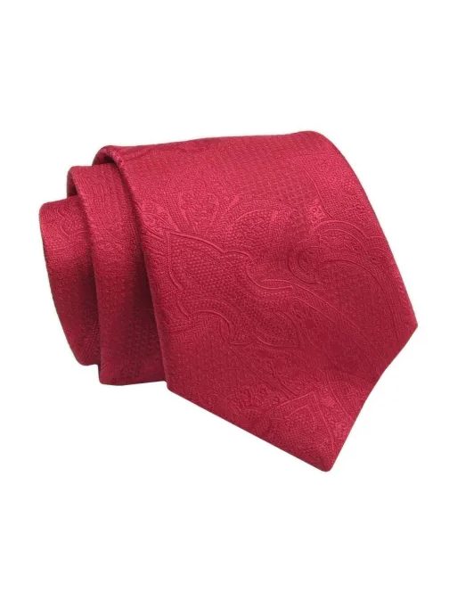 Elegantná červená pánska kravata