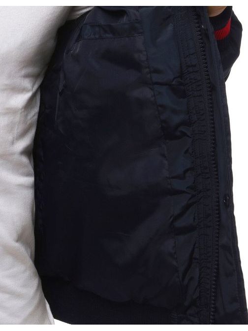 Granátová zimná prešívaná bunda
