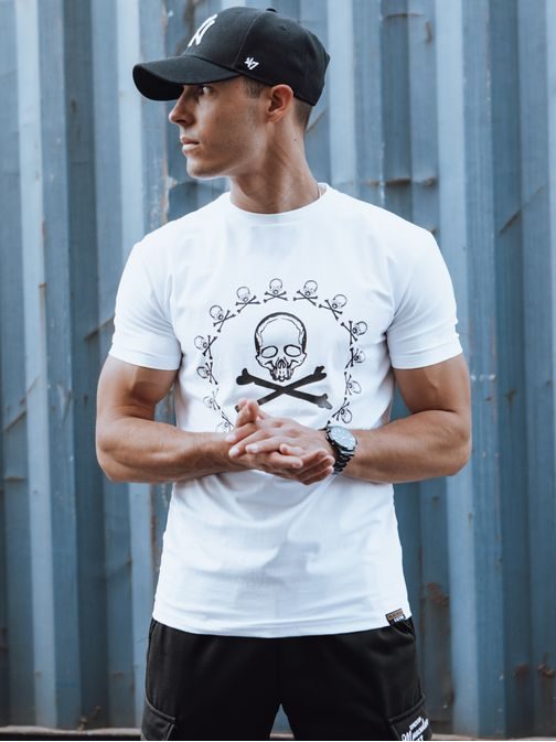 Trendy biele tričko s potlačou