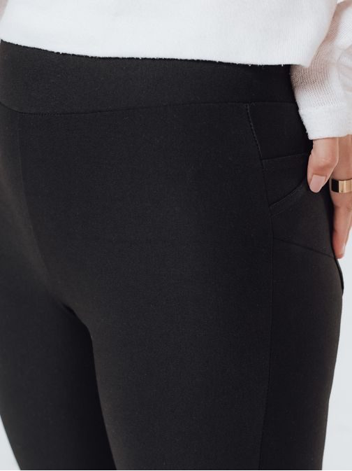 Dámske push-up čierne legíny