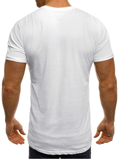 Biele tričko  s krátkym rukávom BREEZY 354