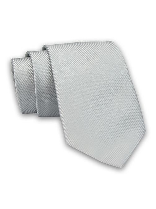 Strieborná pánska kravata