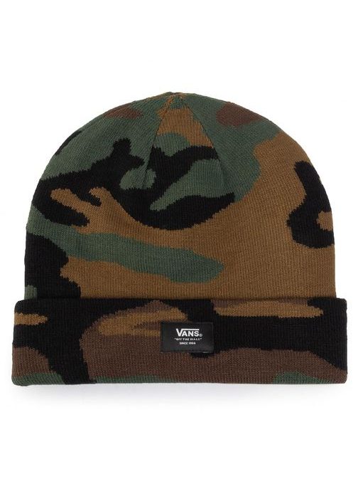 Zimná čiapka s maskáčovým vzorom Vans Cuff Beanie Classic