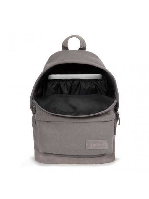 Štýlový šedý batoh EASTPAK WYOMING Fleather