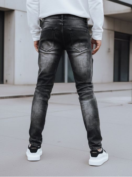 Trendy vybíjané pánske rifle čierne