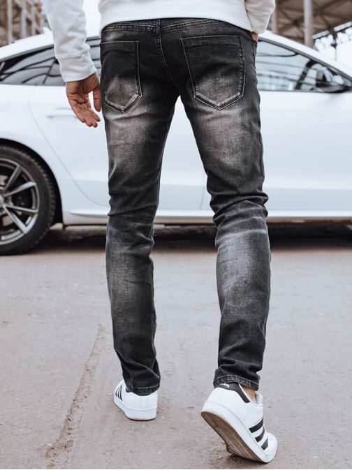 Trendy vybíjané pánske rifle čierne