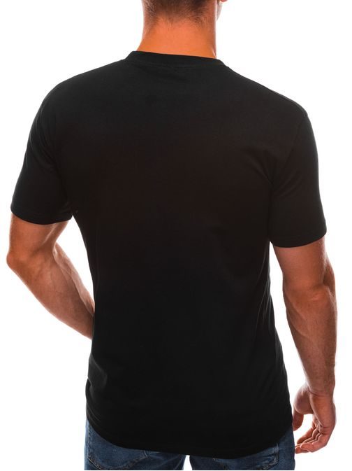Čierne tričko s originálnou potlačou Dangerous S1494