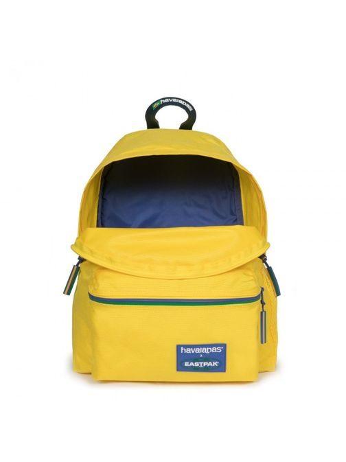 Žltý ruksak s farebným zipsom EASTPAK PADDED PAK'R